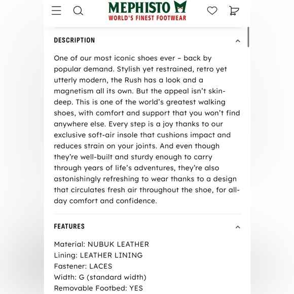 Mephisto Rush Sneakers W 8.5 - Picture 8 of 8